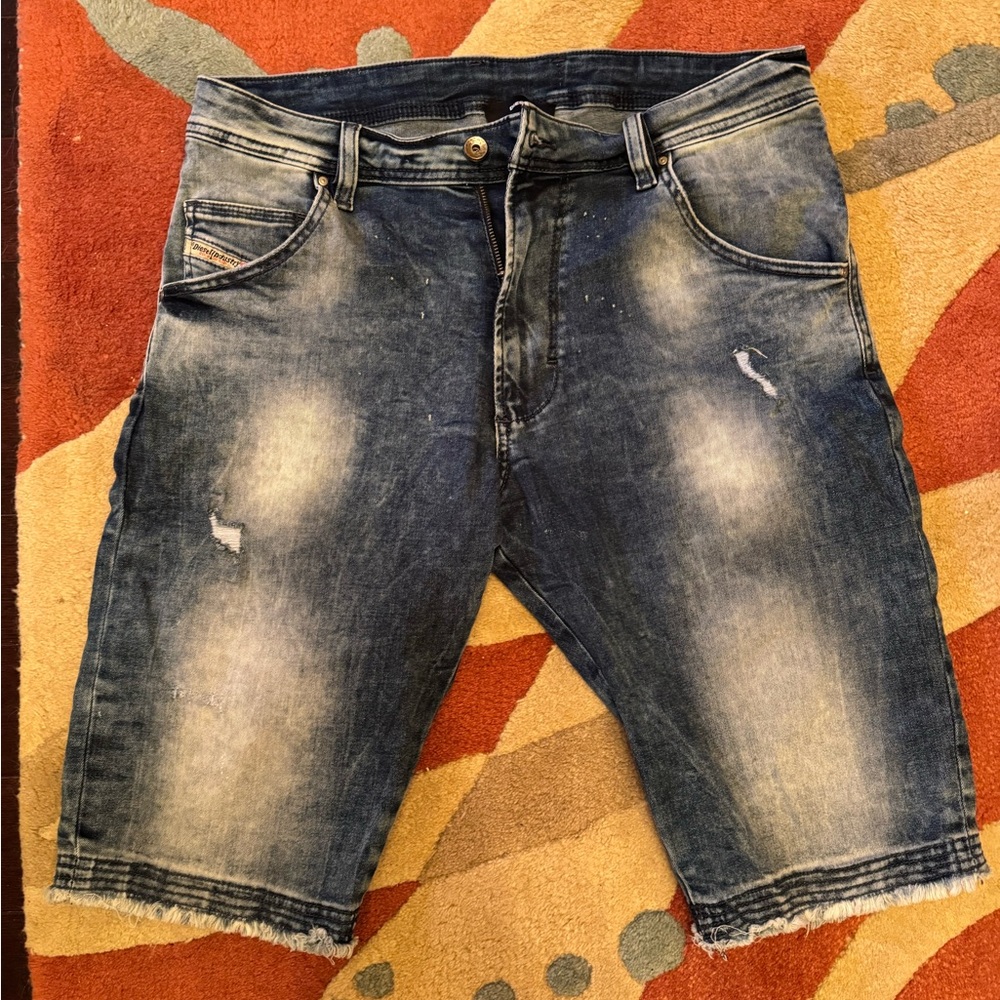 Diesel boys denim shorts Size 16